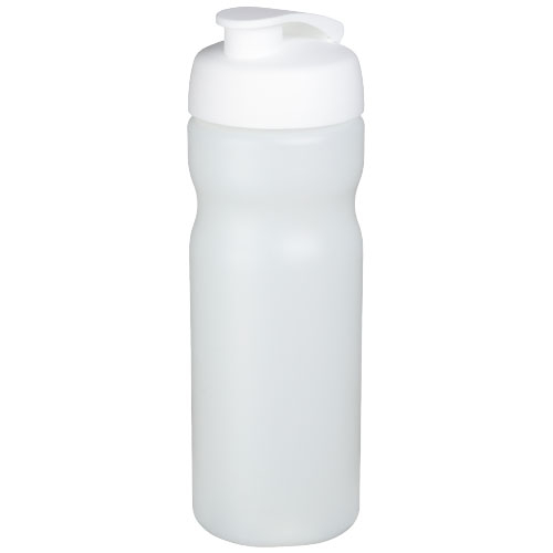 Bidon personnalisable de sport 650ml Baseline® Translucide et Blanc
